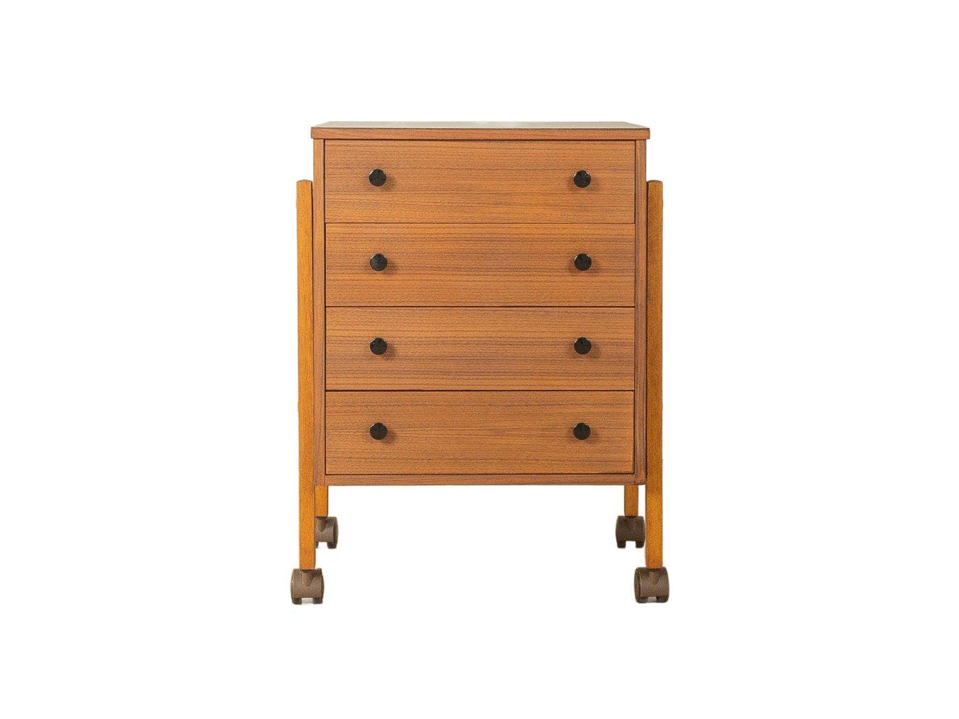 Chest of drawers, brown walnut, Germany, 1960s