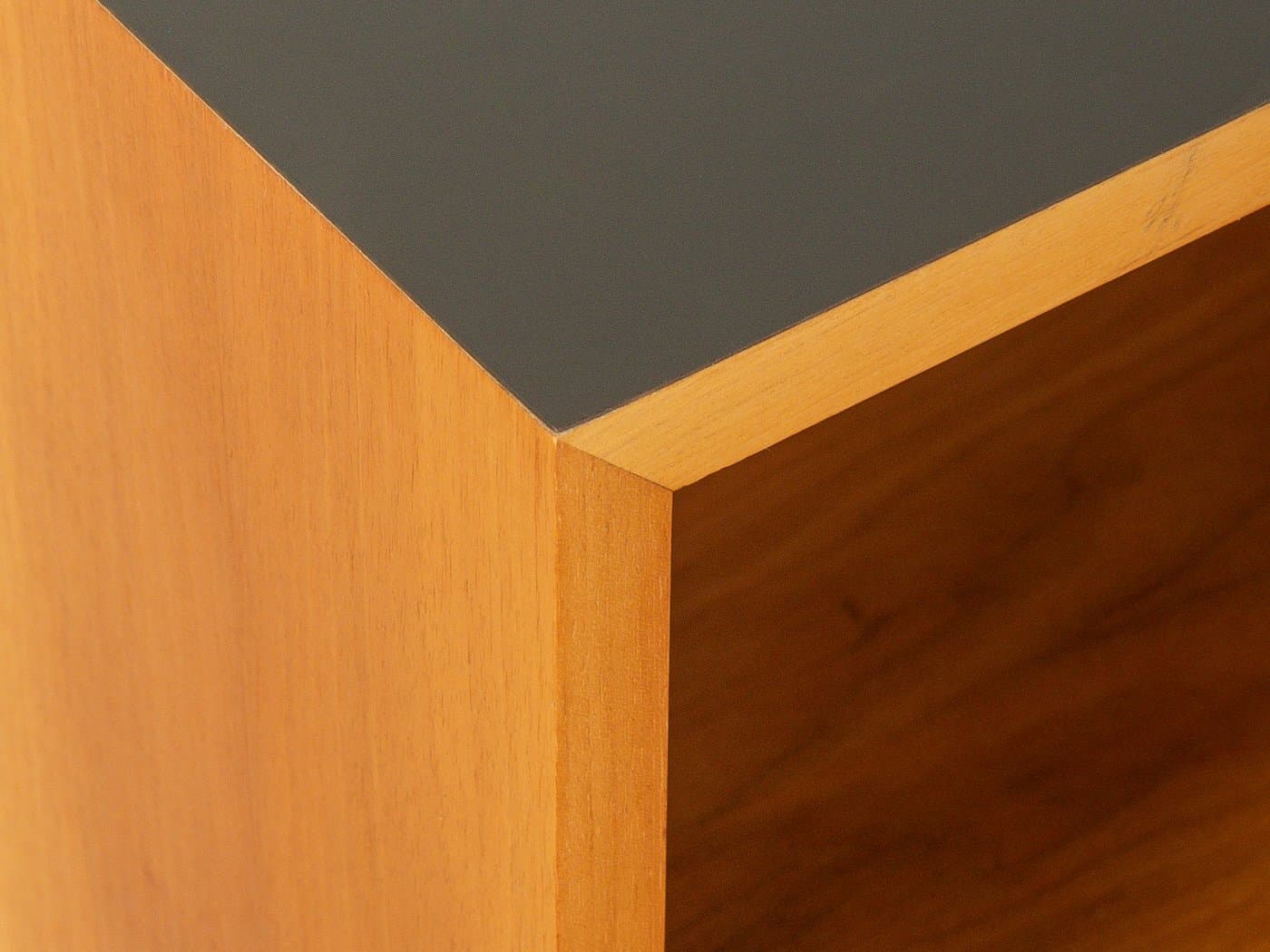 Sideboard, orzech brązowy, stal czarna, Niemcy, lata 60. - 280721