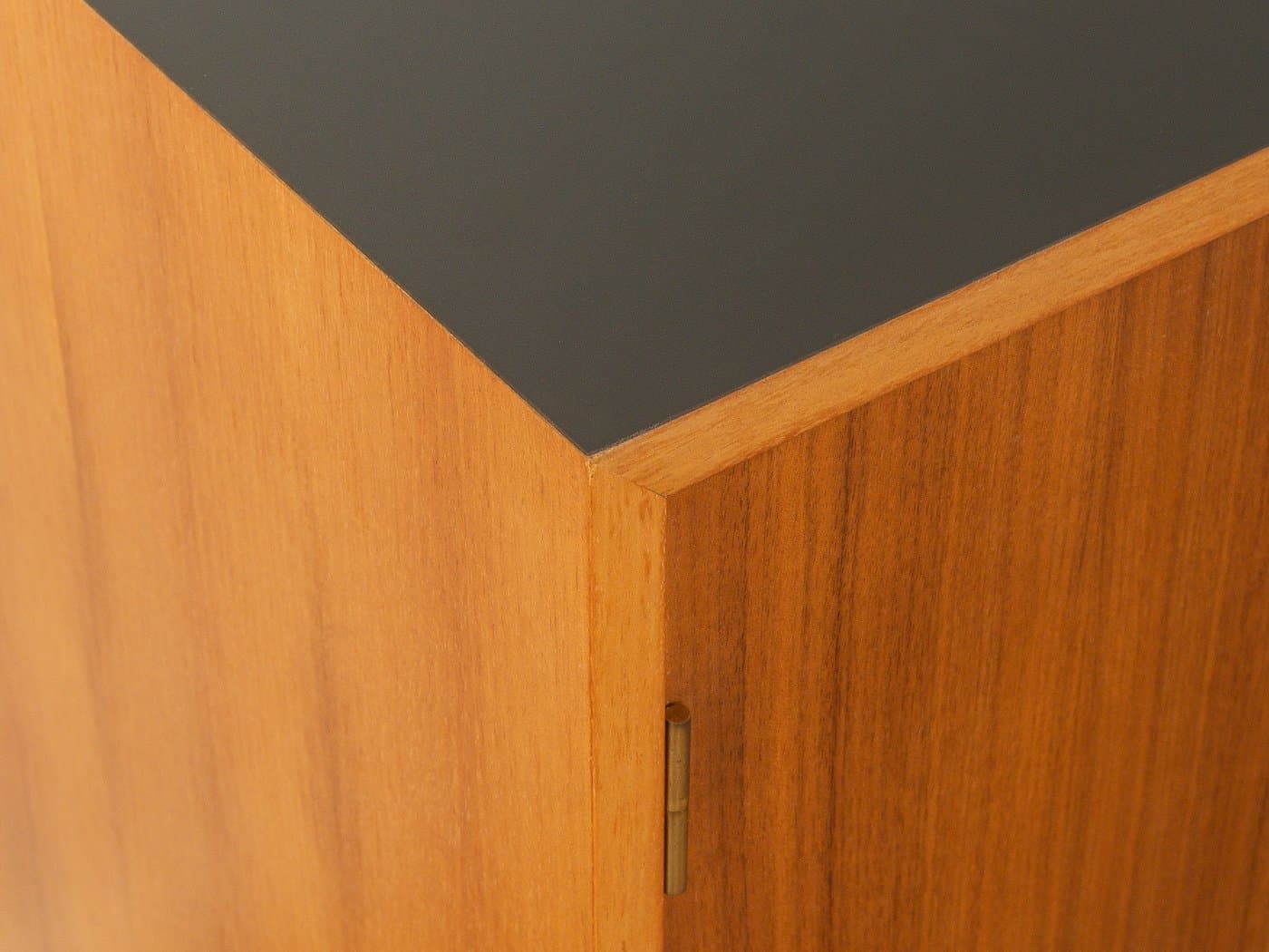Sideboard, walnut, black steel, Germany, 1960s. - 280715