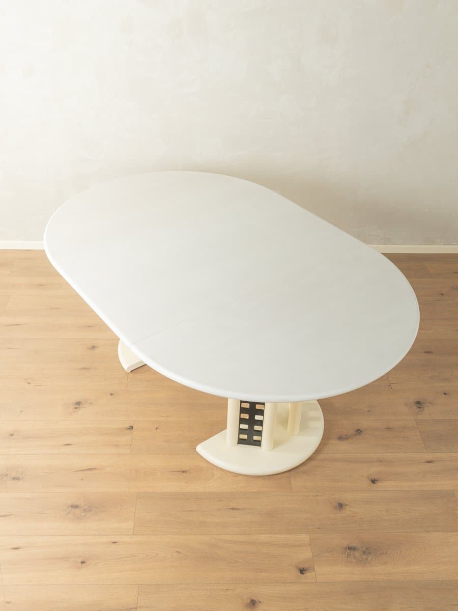 Dining table, white wood, Thonet, Germany, 1980s. - 280702