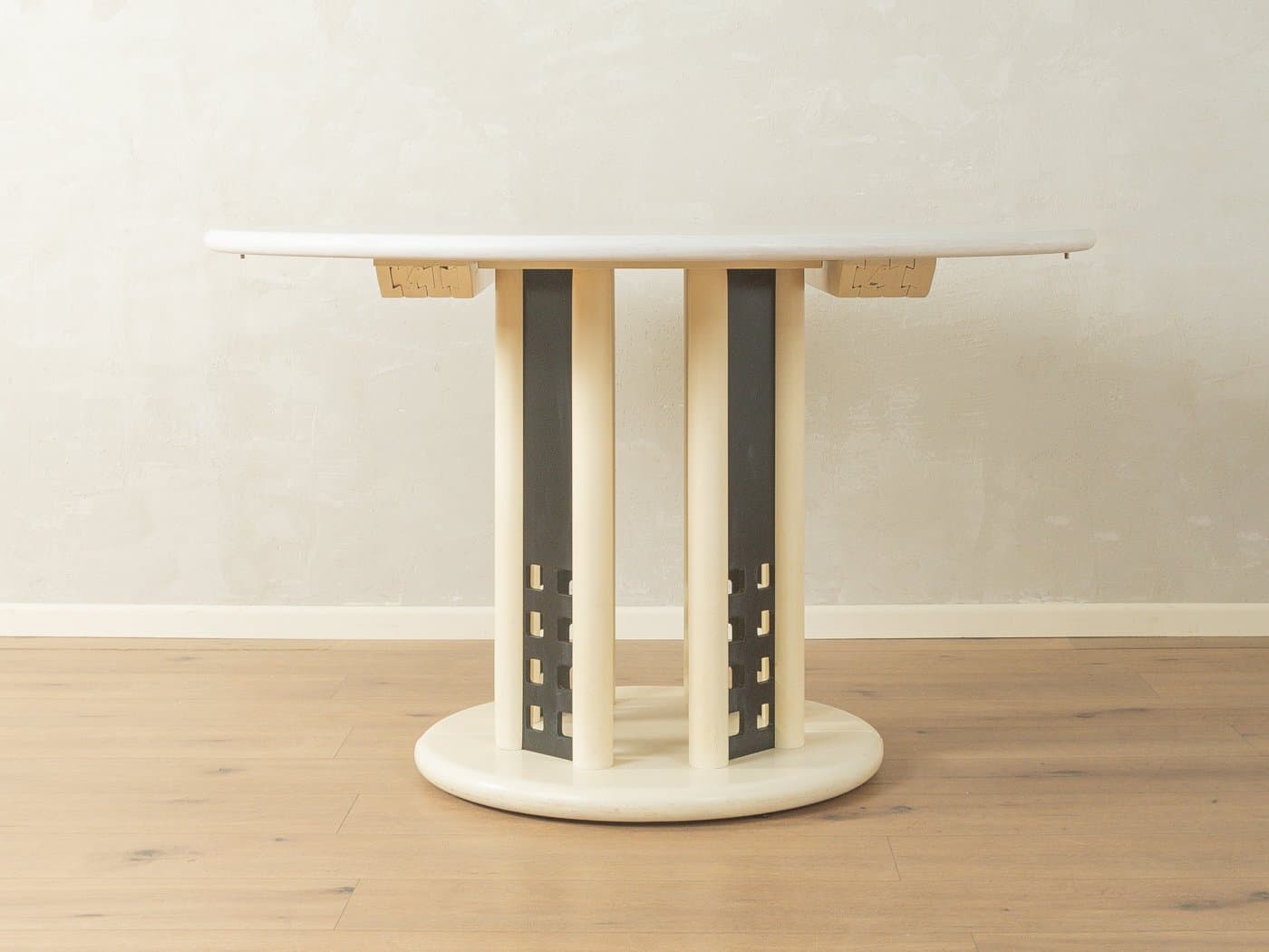 Dining table, white wood, Thonet, Germany, 1980s. - 280701