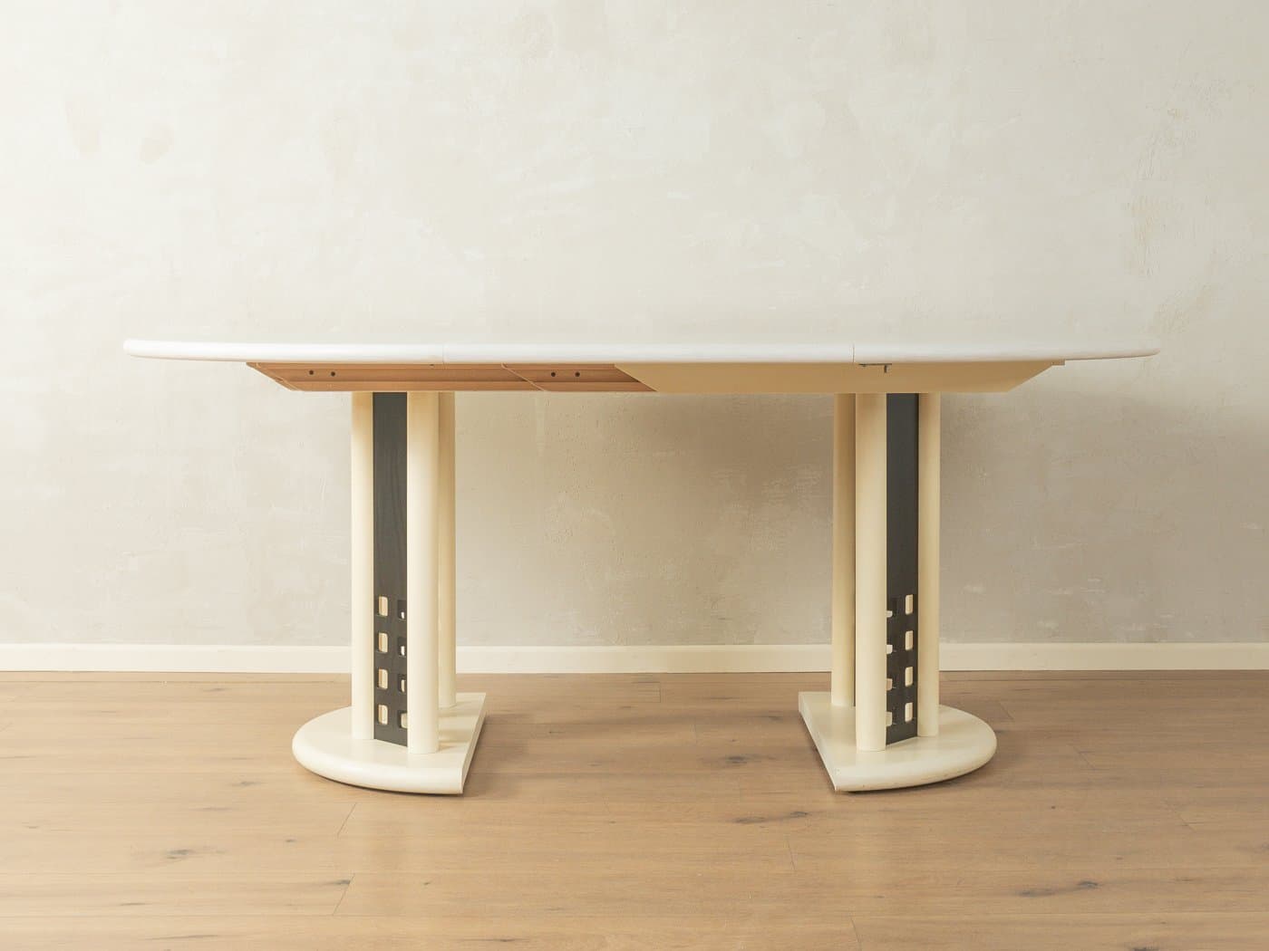 Dining table, white wood, Thonet, Germany, 1980s. - 280708