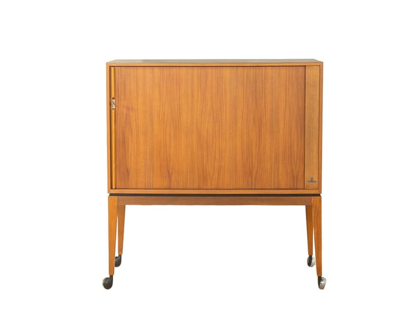 Barek, brązowy, orzech, Niemcy, lata 60.