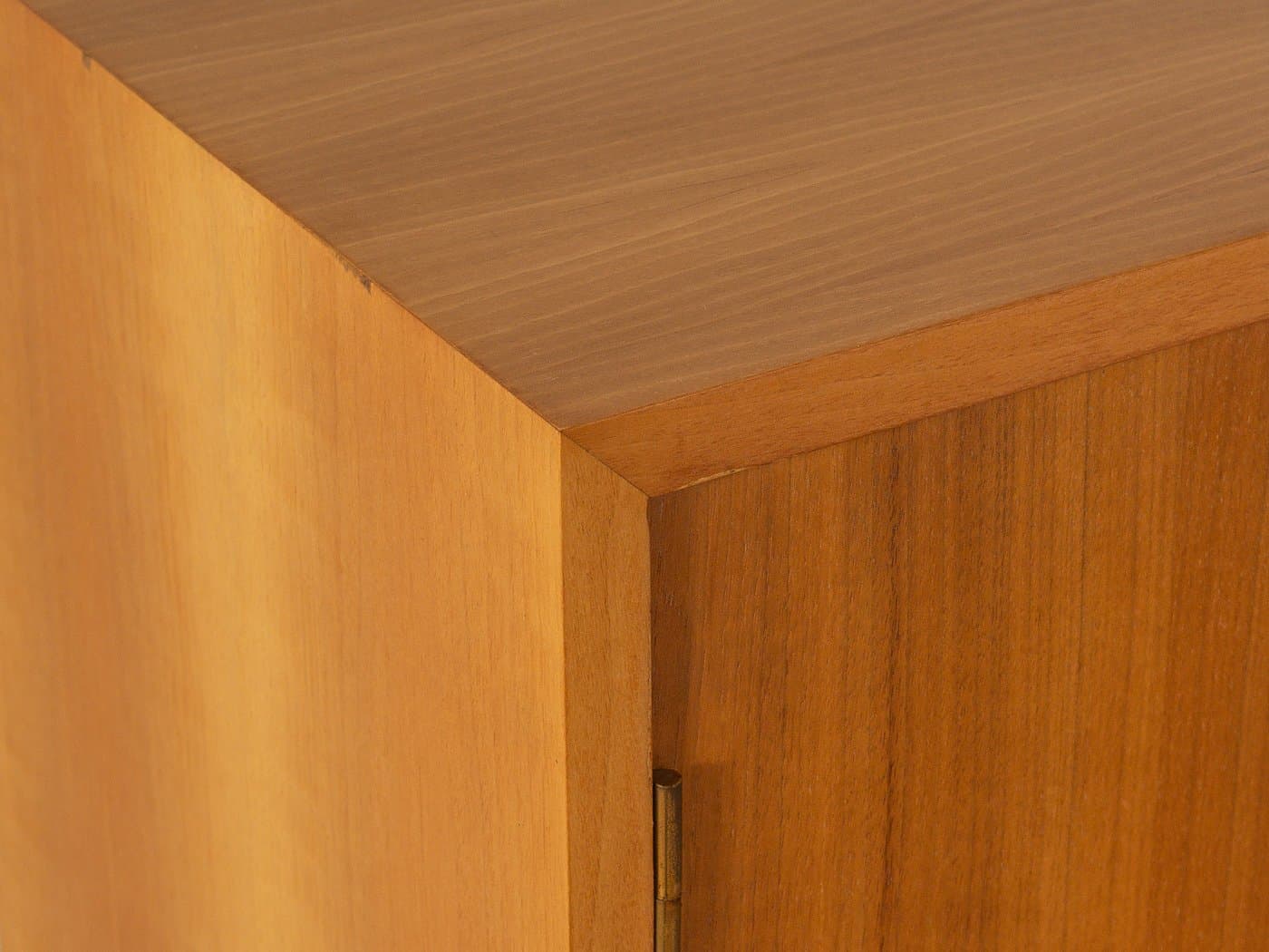 Komoda, brązowy, fornir orzech, stal czarna, Niemcy, lata 60. - 280614