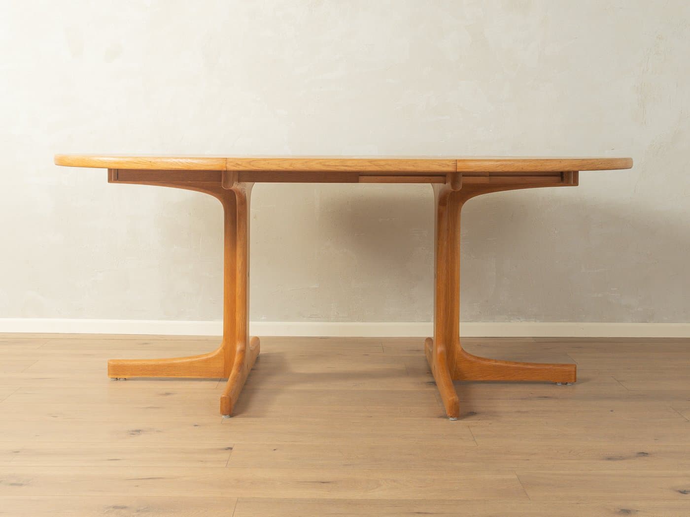 Stół jadalniany, brązowy, dąb, Dania, lata 60. - 280572