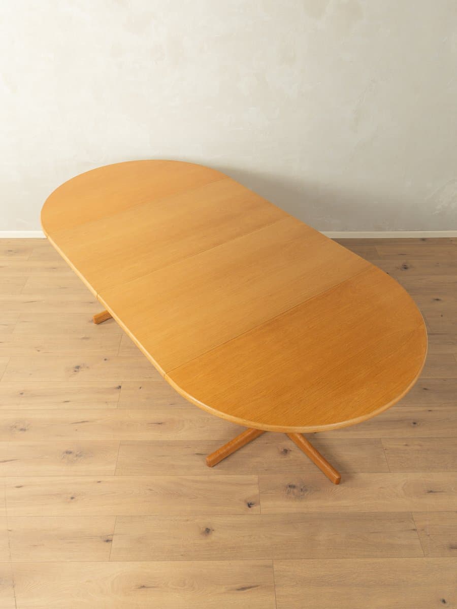 Stół jadalniany, brązowy, dąb, Dania, lata 60. - 280574