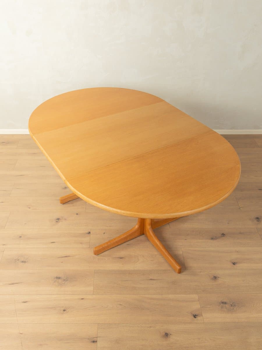 Stół jadalniany, brązowy, dąb, Dania, lata 60. - 280575