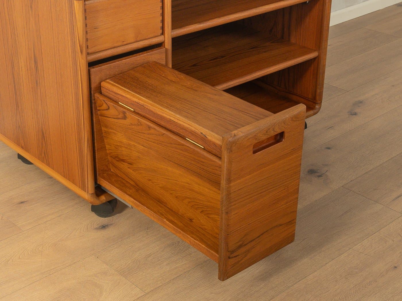 HiFi Rack, brown walnut, Dyrlund, Denmark, 1960s - 280524