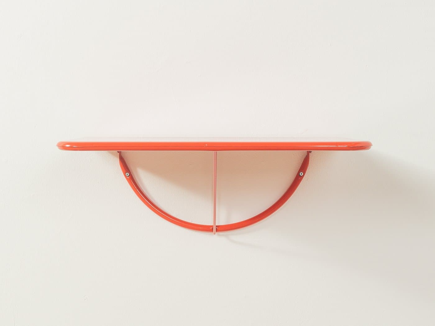 Stół składany TED, czerwony, metal, proj. N. Gammelgaard, Ikea, Szwecja, lata 80. - 280510