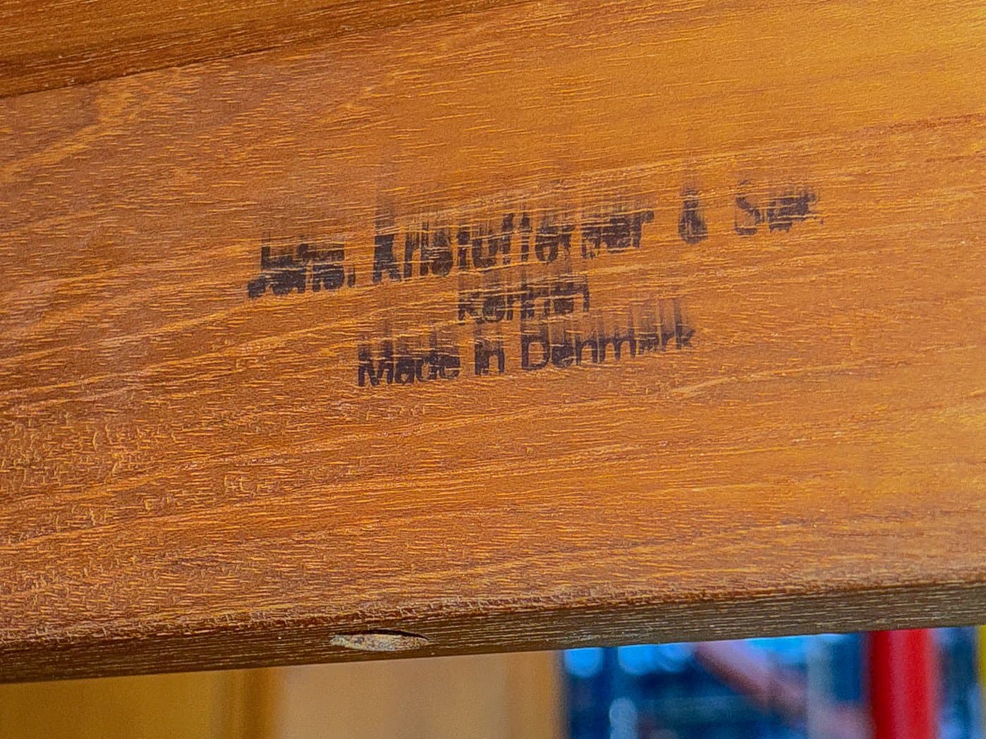 Stół jadalniany, brązowy, teak, Dania, lata 80. - 280483