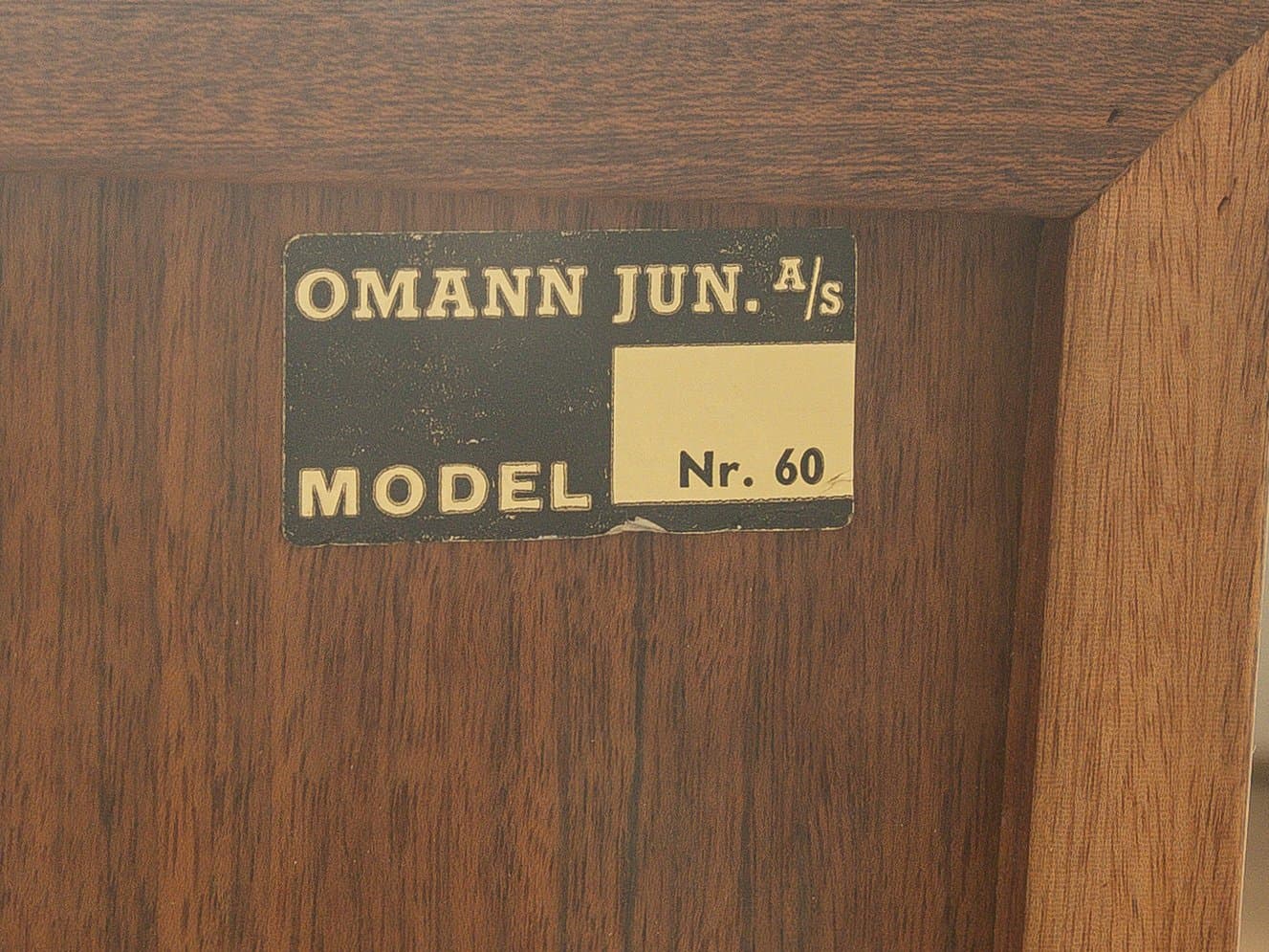 Sideboard, Omann Jun, teak brązowy, Omann Jun, Dania, lata 60. - 280462