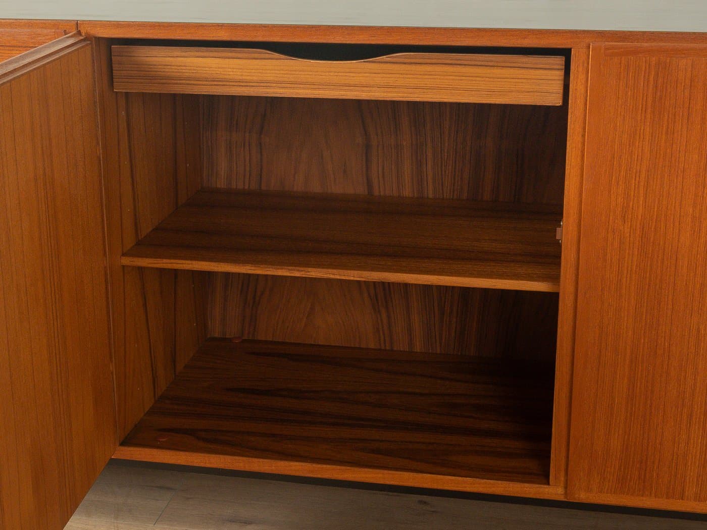 Sideboard, Omann Jun, teak brązowy, Omann Jun, Dania, lata 60. - 280457