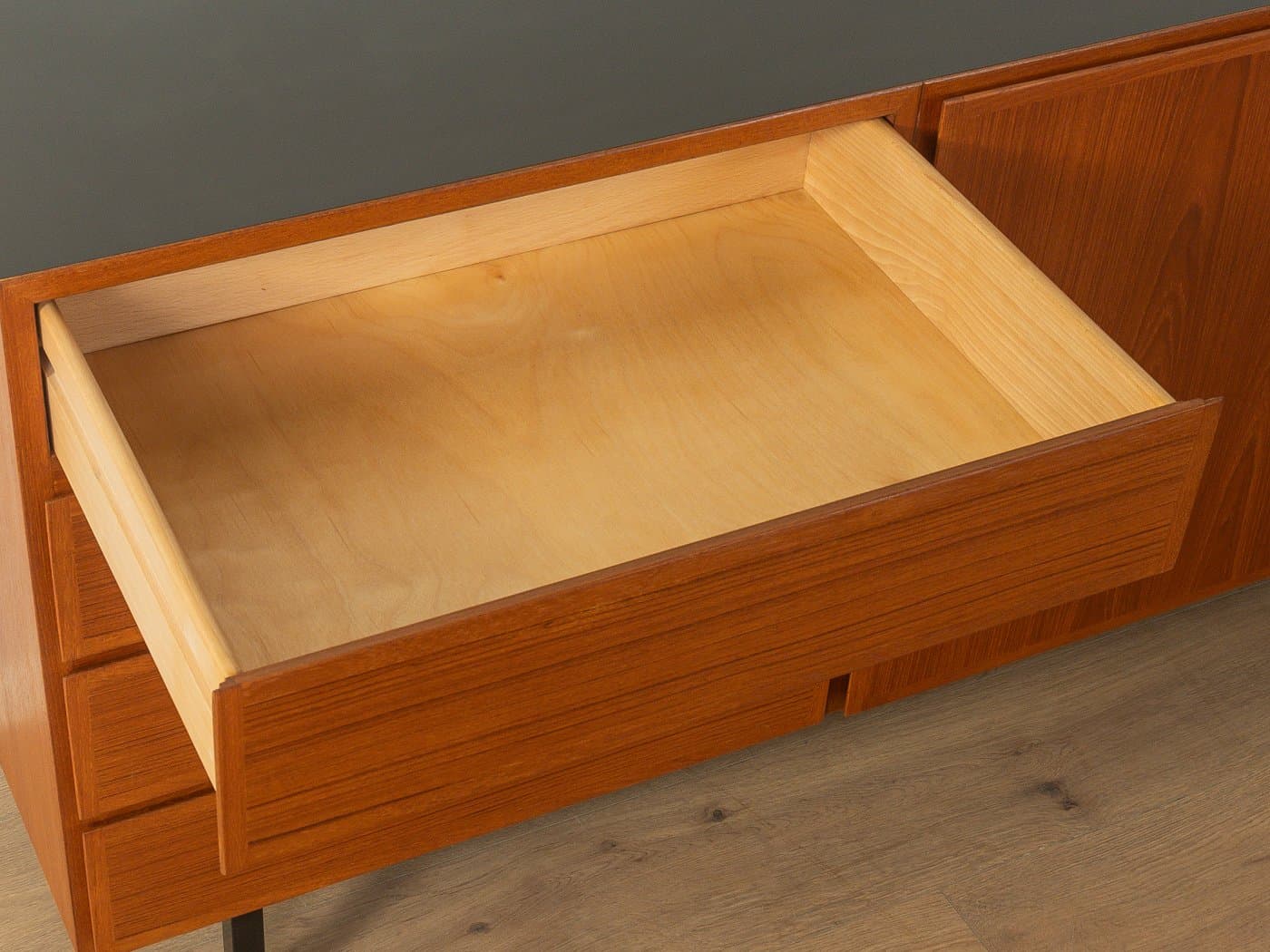 Sideboard, Omann Jun, teak brązowy, Omann Jun, Dania, lata 60. - 280459