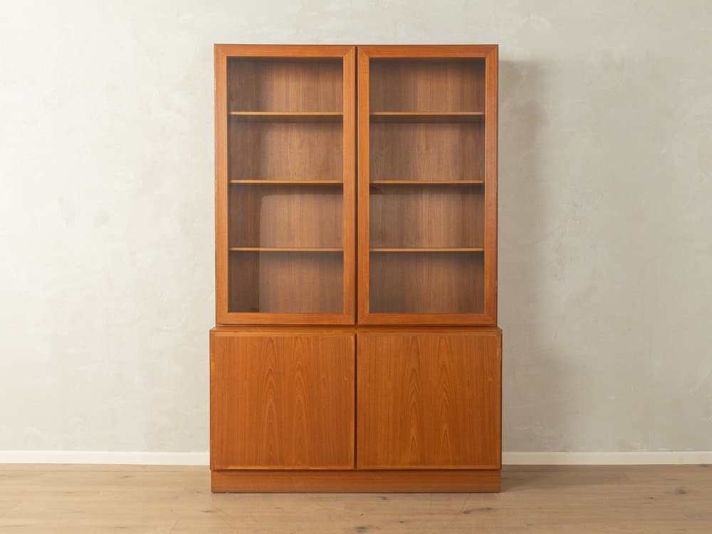 Witryna, teak, szkło, Omann Jun, Dania, lata 60. - 280442