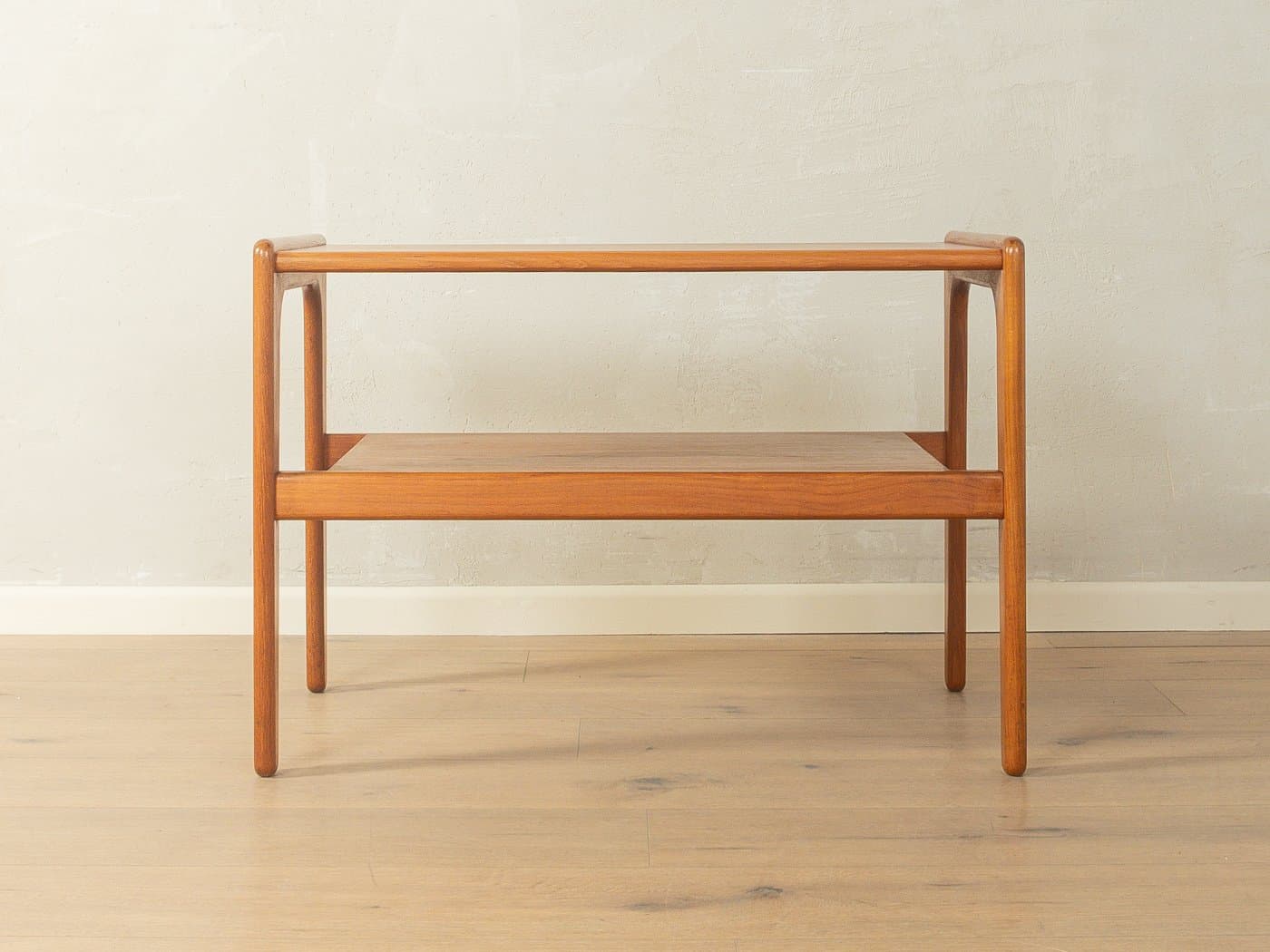 Stolik boczny, teak brązowy, Salin Nyborg, Niemcy, lata 60. - 280432