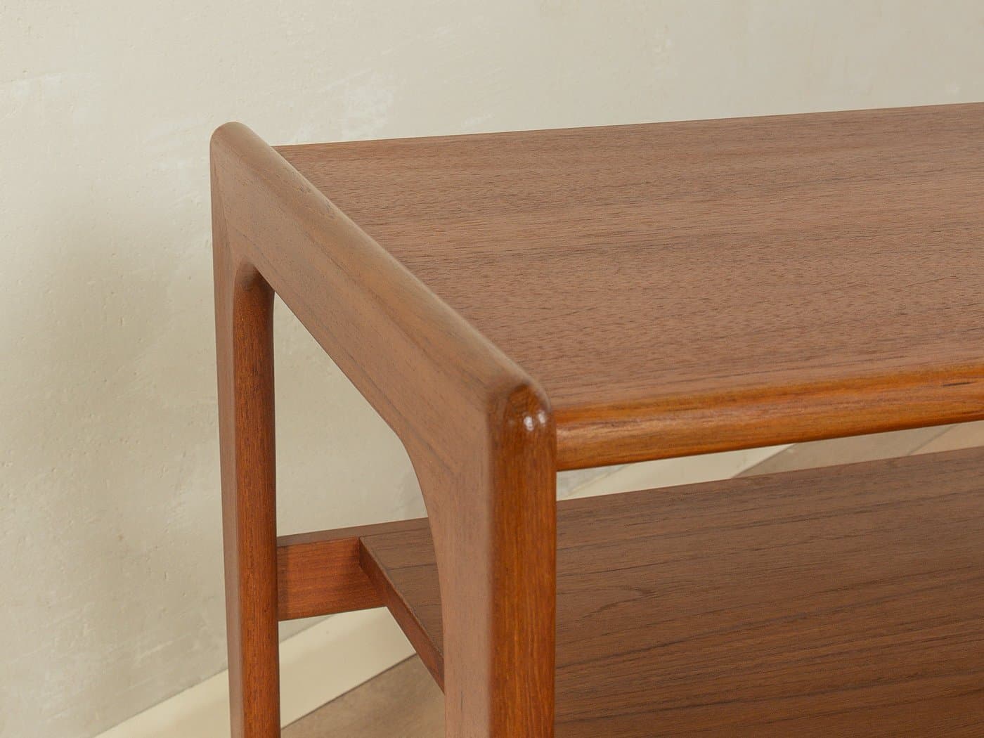 Stolik boczny, teak brązowy, Salin Nyborg, Niemcy, lata 60. - 280430