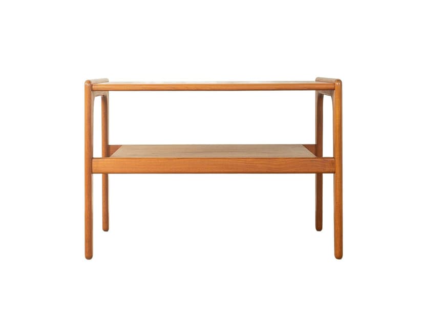 Stolik boczny, teak brązowy, Salin Nyborg, Niemcy, lata 60.