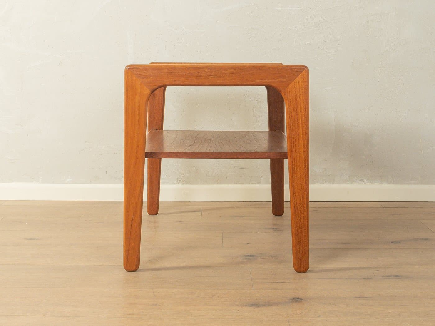 Stolik boczny, teak brązowy, Salin Nyborg, Niemcy, lata 60. - 280428