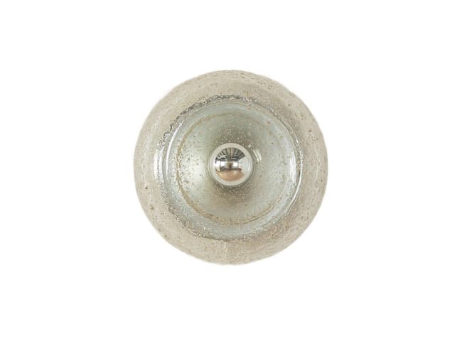 Kinkiet Donut, szkło transparentne, stal srebrna, proj. J.T. Kalmar, Niemcy, lata 70. - WYMIARY