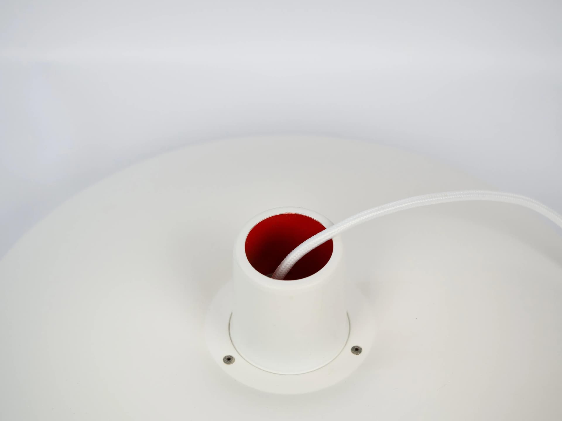 Ivory White Aluminum PH 4/3 Pendant Lamp, by P. Henningsen for Louis Poulsen, Denmark, 1960s - 20469