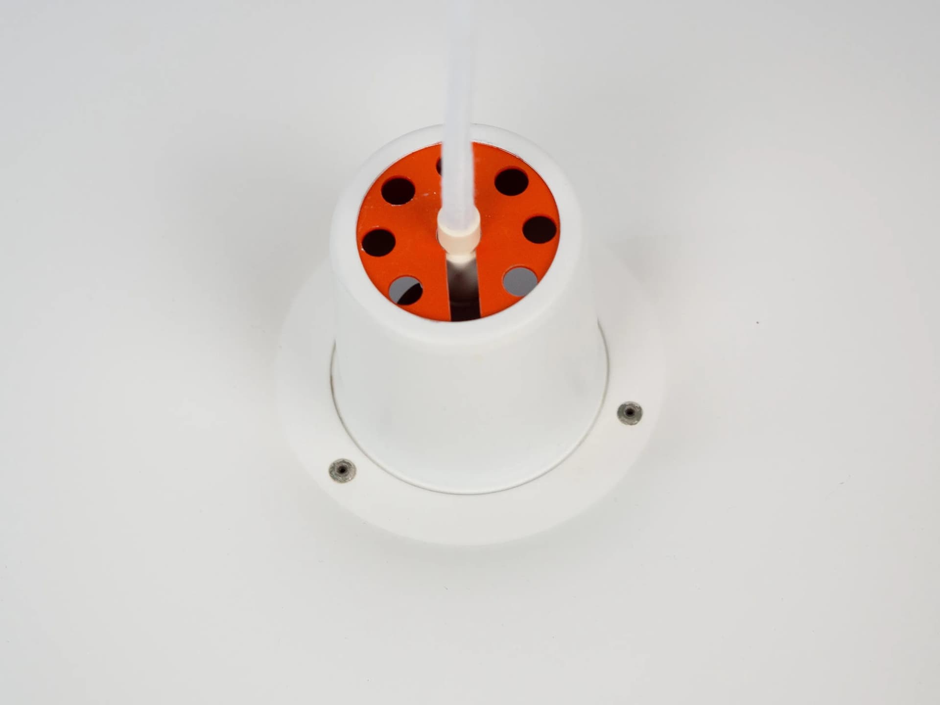 Ivory White Aluminum PH 4/3 Pendant Lamp, by P. Henningsen for Louis Poulsen, Denmark, 1960s - 20470