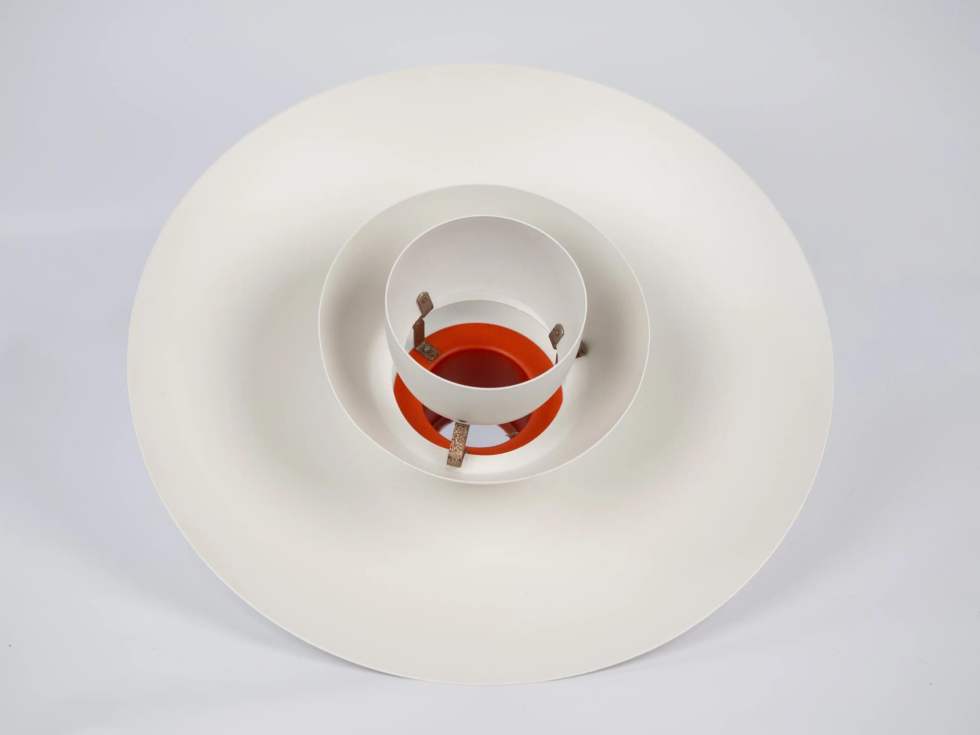 Ivory White Aluminum PH 4/3 Pendant Lamp, by P. Henningsen for Louis Poulsen, Denmark, 1960s - 20474