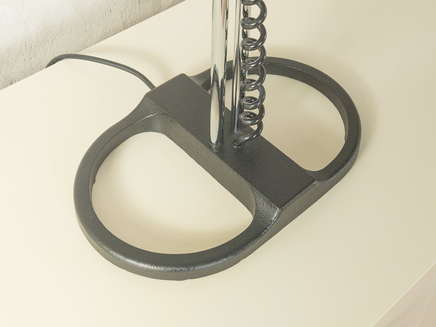 Lampa stołowa Space Age Eyeball, metal czarny, Staff Leuchten, Niemcy, lata 70. - 280269