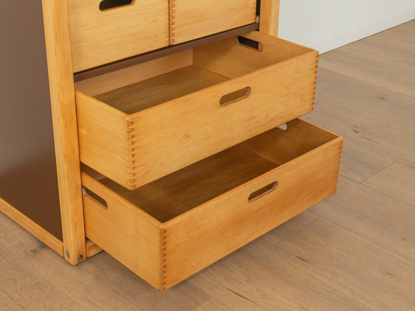 Komoda Flötotto, beżowy, buk, Niemcy, lata 70. - 280199