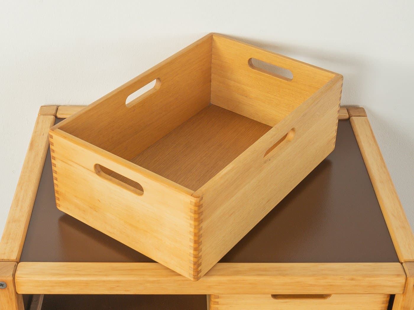 Komoda Flötotto, beżowy, buk, Niemcy, lata 70. - 280200