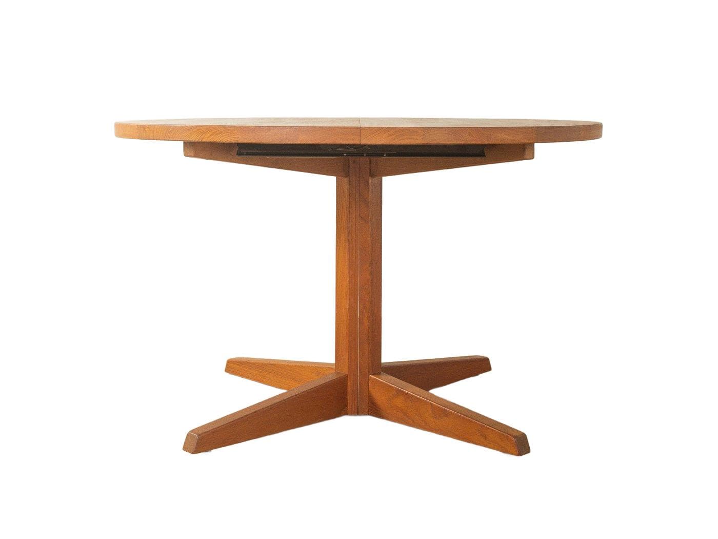 Stół jadalniany, teak brązowy, Dania, lata 60.