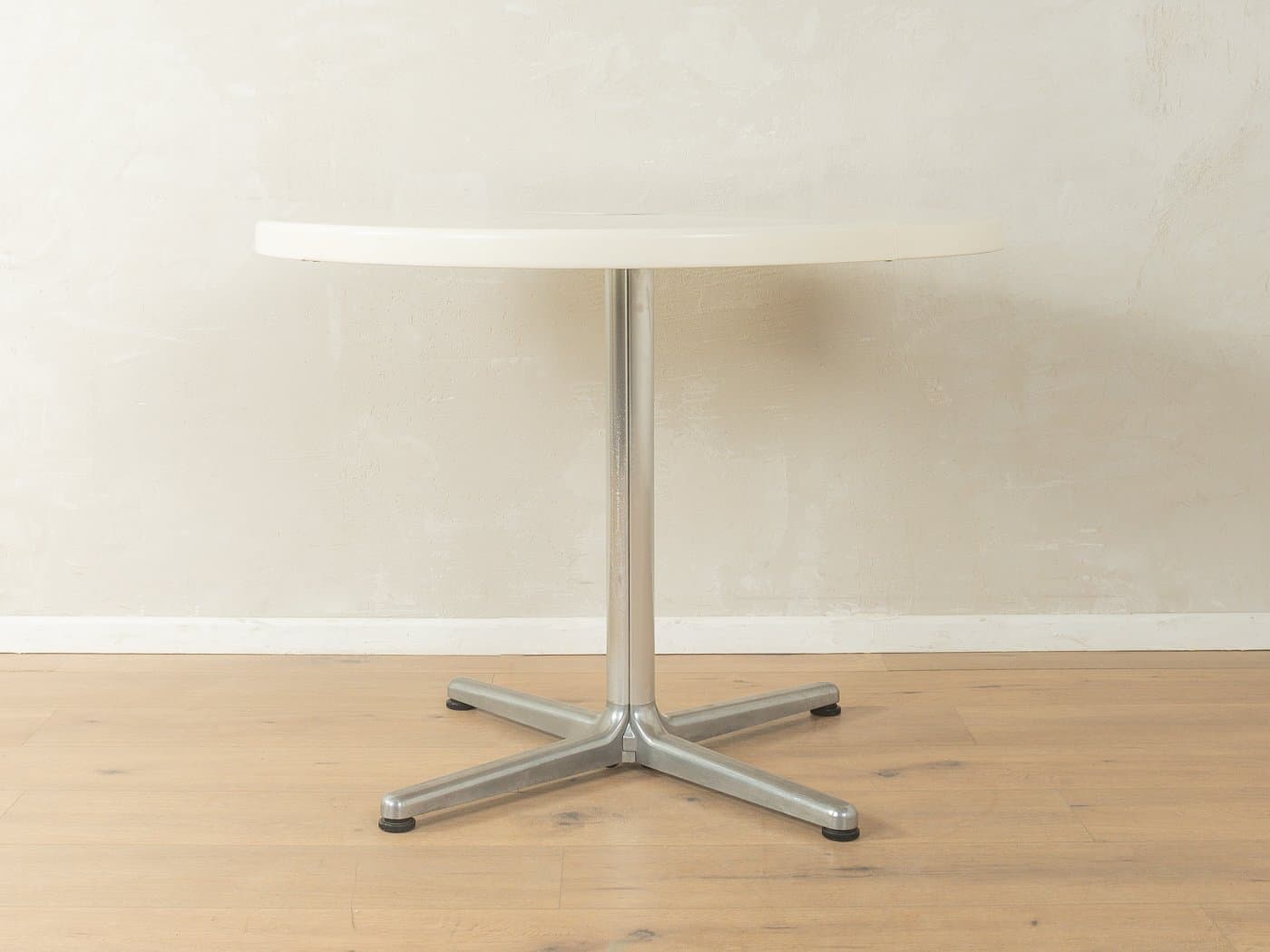 Stół składany Plano, beżowy, stal nierdzewna, proj. G. Piretti, Castelli, Włochy, lata 70. - 280146