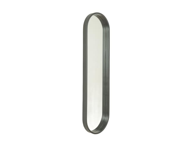 Lustro, czarne szkło, Niemcy, lata 80. - WYMIARY