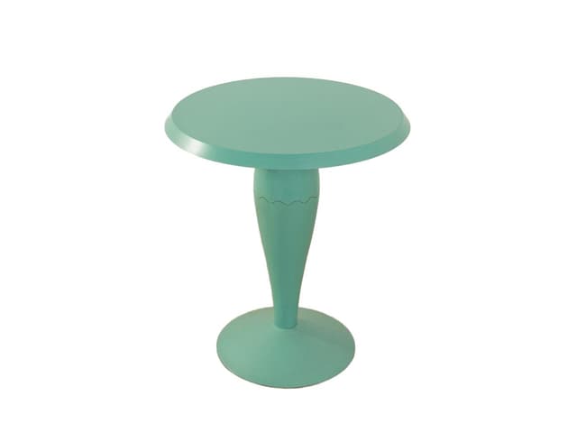 Stół bistro Miss Balū, zielony, plastik, proj. P. Starck, Kartell, Włochy, lata 80. - WYMIARY