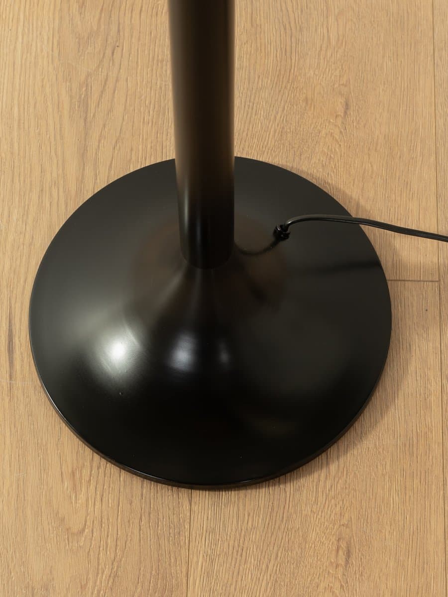 Lampa podłogowa Harmony, chrom, szkło matowe białe, plastik czarny, Ikea, Szwecja, lata 70. - 280068