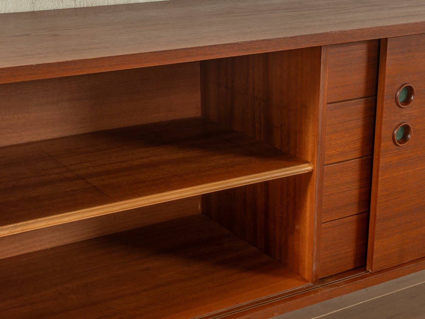 Sideboard, teak brązowy, Niemcy, lata 60. - 280049