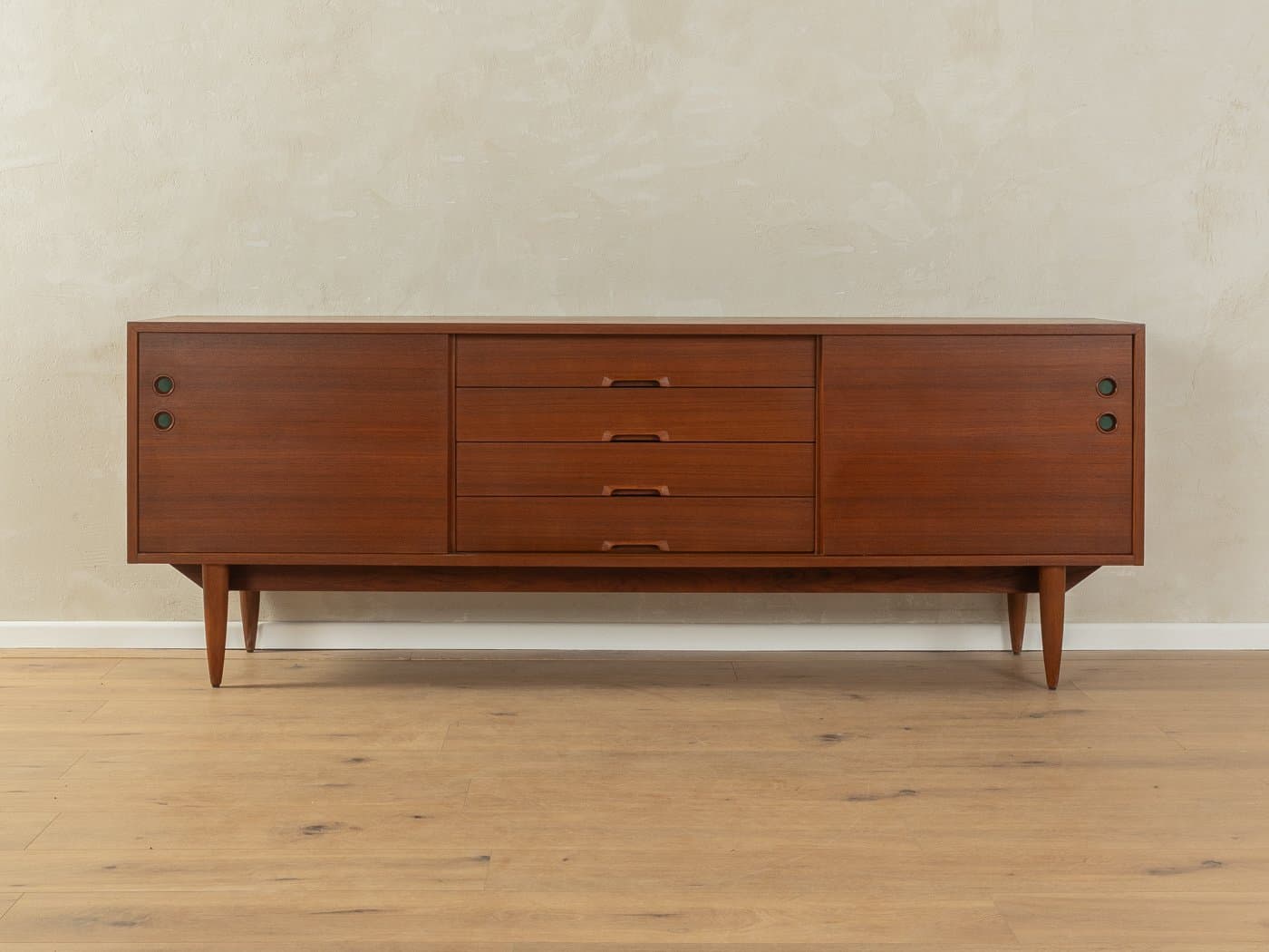Sideboard, teak brązowy, Niemcy, lata 60. - 280045