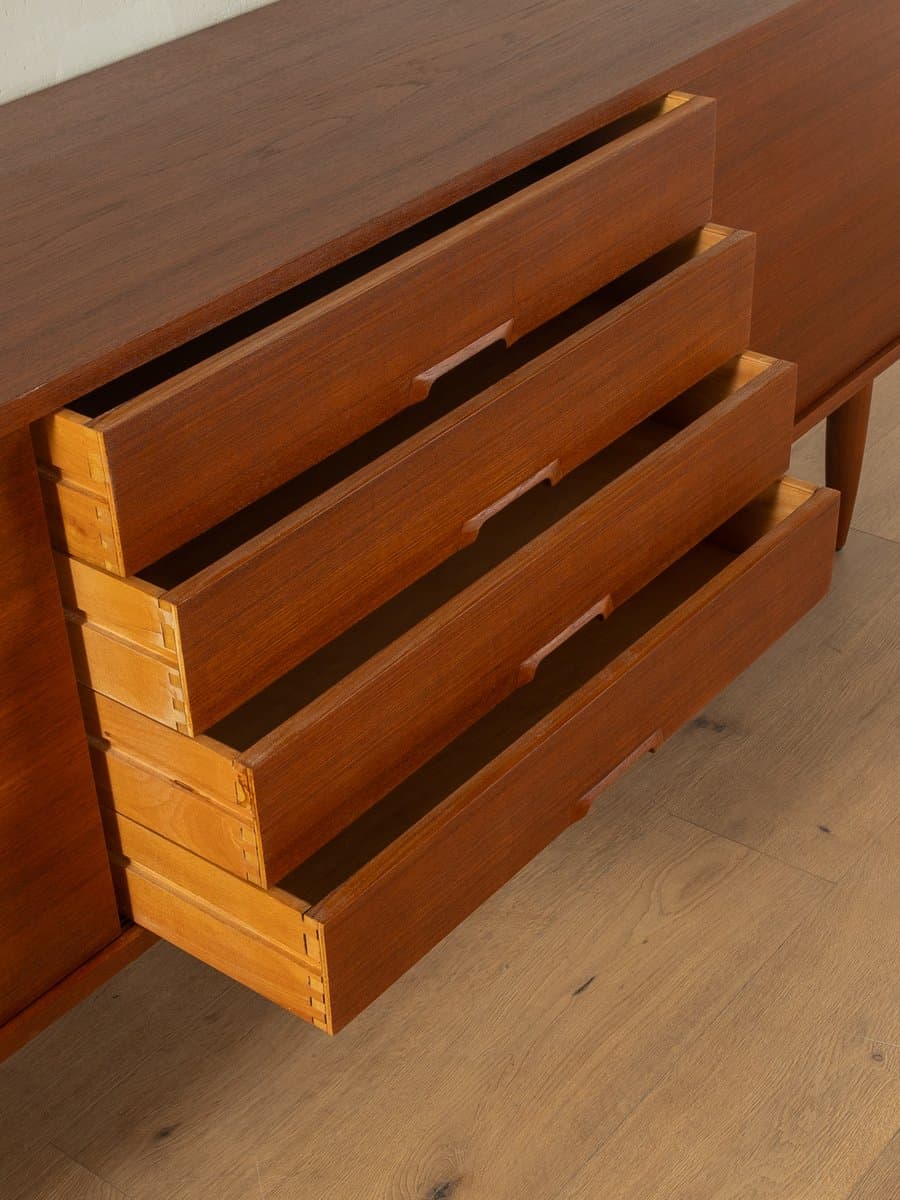 Sideboard, teak brązowy, Niemcy, lata 60. - 280050