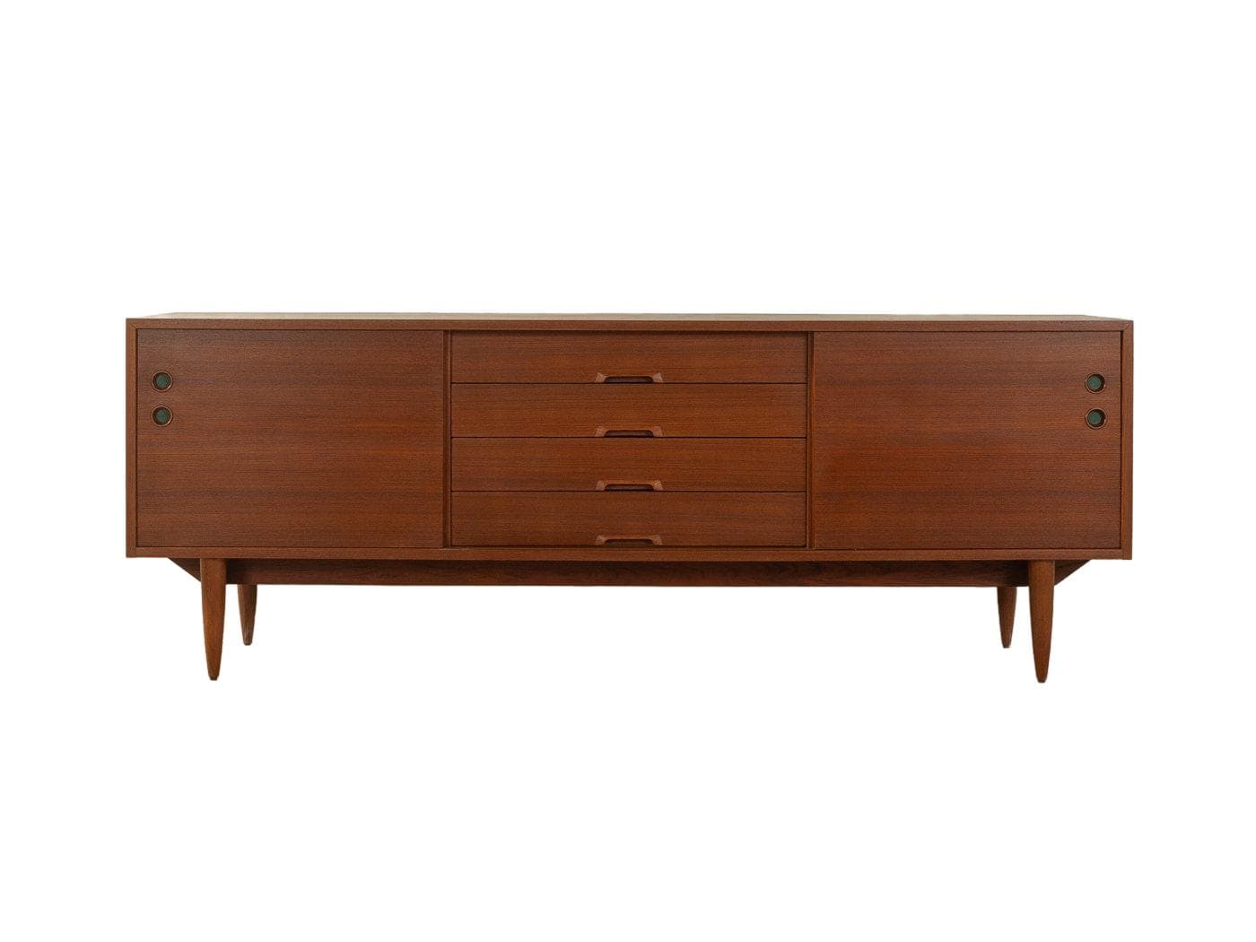 Sideboard, teak brązowy, Niemcy, lata 60.
