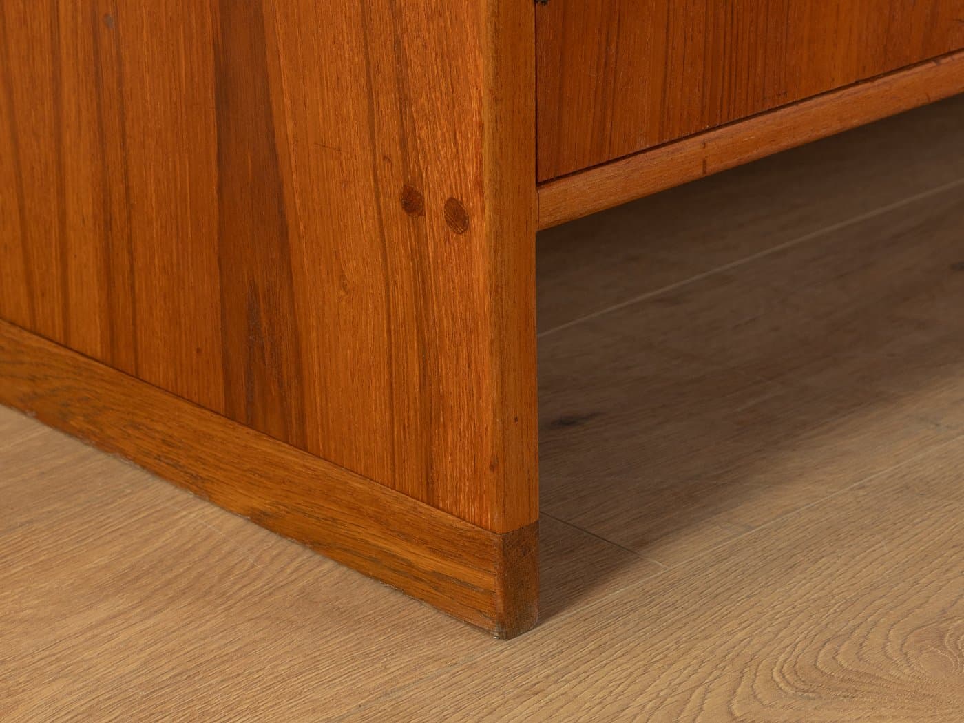 Komoda Ry 16, teak brązowy, proj. H. Wegner, Dania, lata 50. - 280041