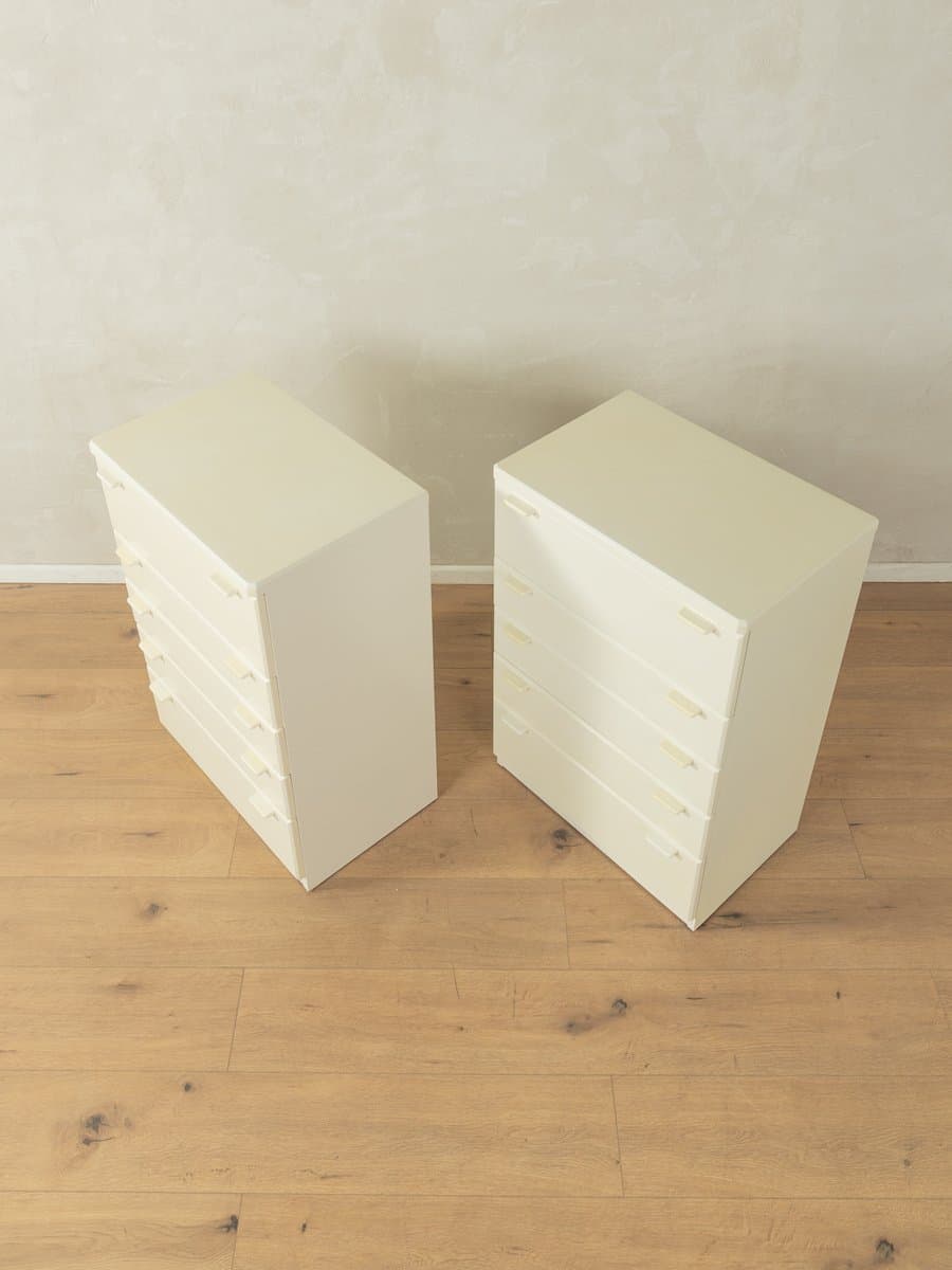 Para komód minimalistycznych, drewno beżowy, Niemcy, lata 80. - 279989