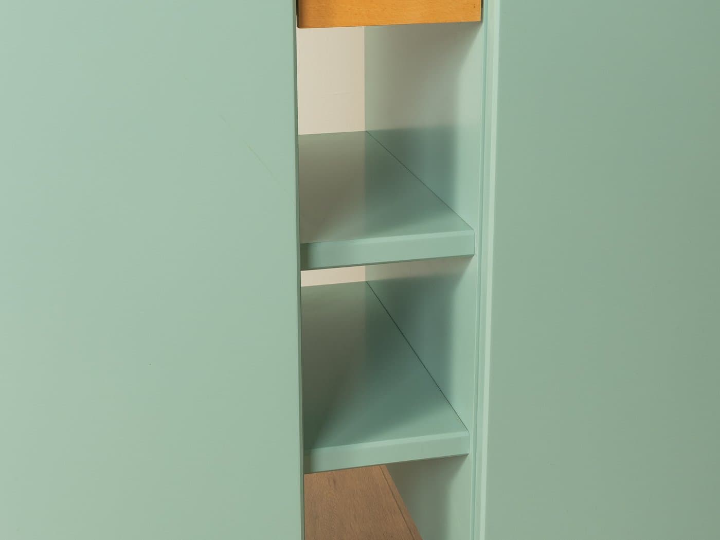 Komoda, zielony, jesion, proj. P. Maly, Niemcy, lata 80. - 279976