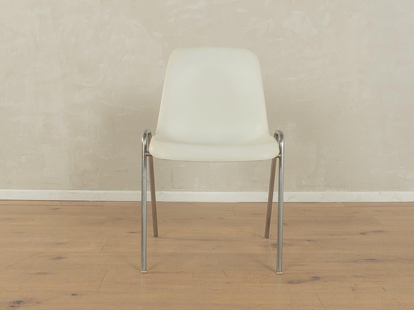 Zestaw czterech krzeseł jadalnianych, beżowy, Niemcy, lata 70. - 279943