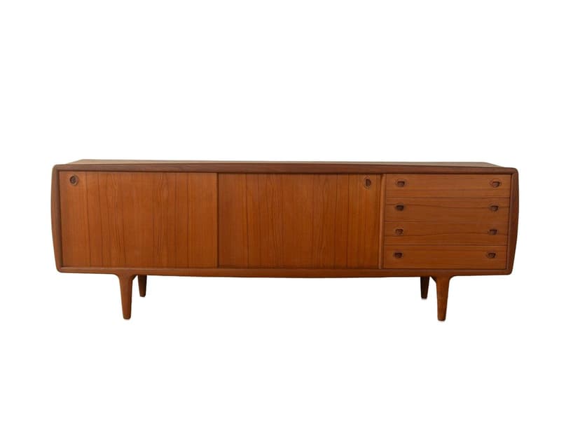 Kredens, teak brązowy, Dania, lata 60.