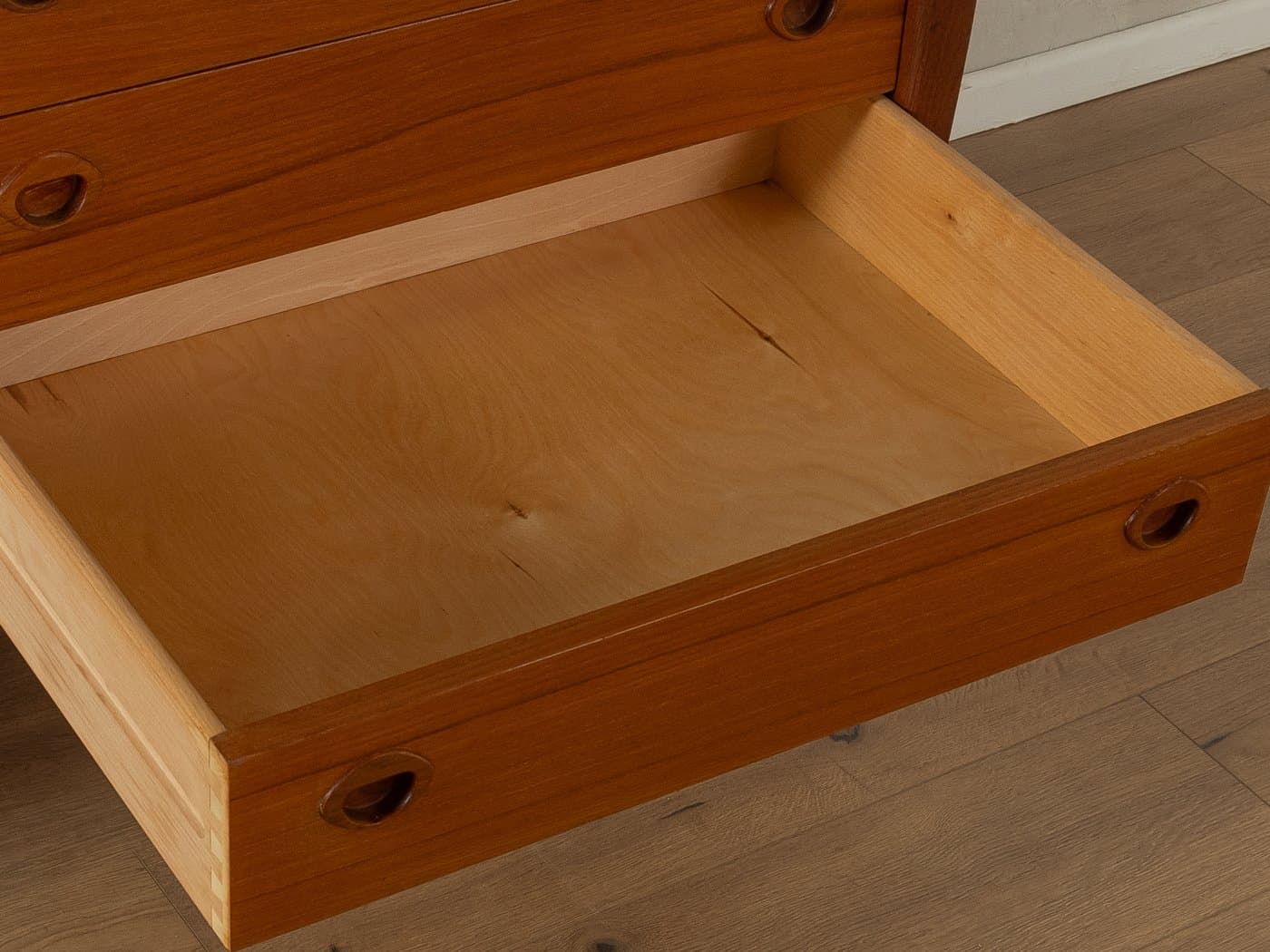 Kredens, teak brązowy, Dania, lata 60. - 279878