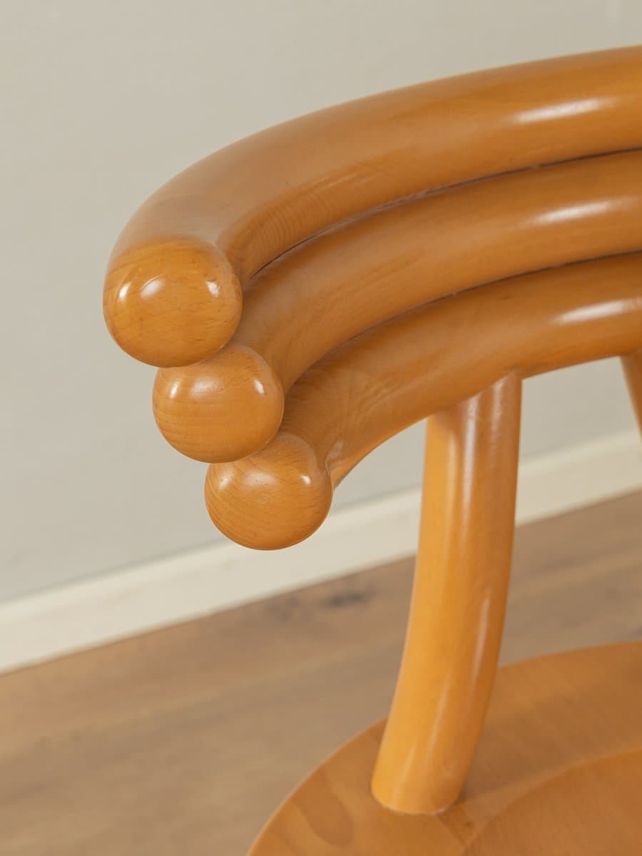 Pair of postmodern chairs, brown beech, Germany, 1980s - 279594