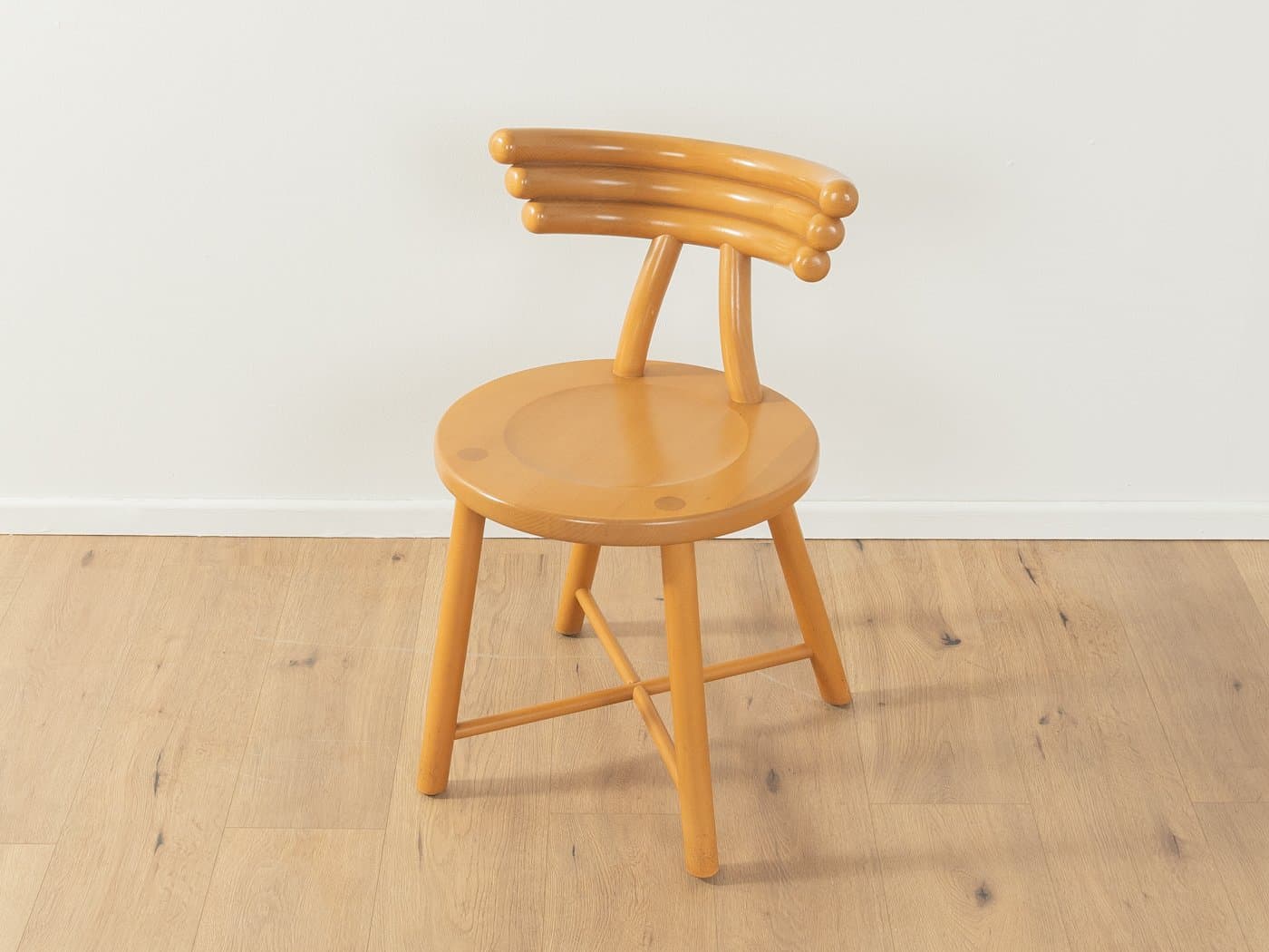 Pair of postmodern chairs, brown beech, Germany, 1980s - 279599