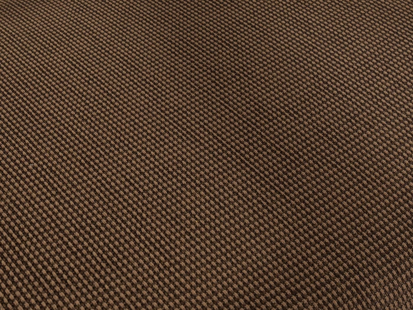 Zestaw czterech krzeseł jadalnianych, teak brązowy, tkanina brązowa, Dania, lata 60. - 279532