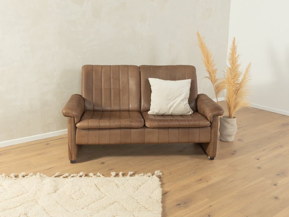 Sofa DS-83, brązowy, skóra, de Sede, Szwajcaria, lata 70. - 279456