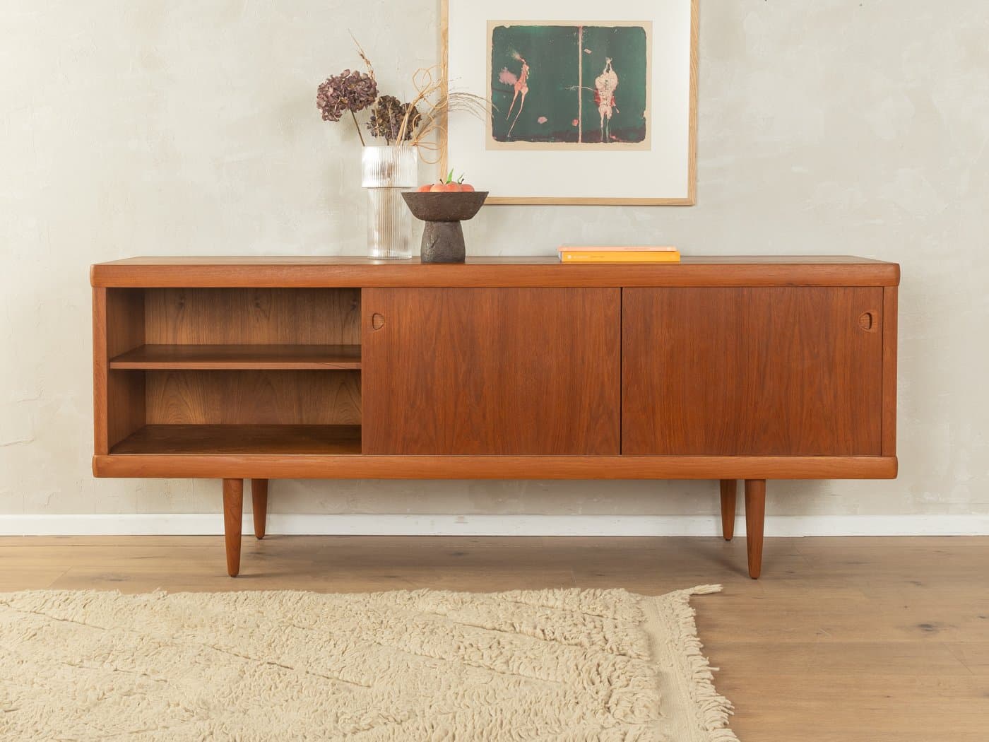 Sideboard Bramin, brown teak, Bramin Mobler, Denmark, 1960s. - 279446