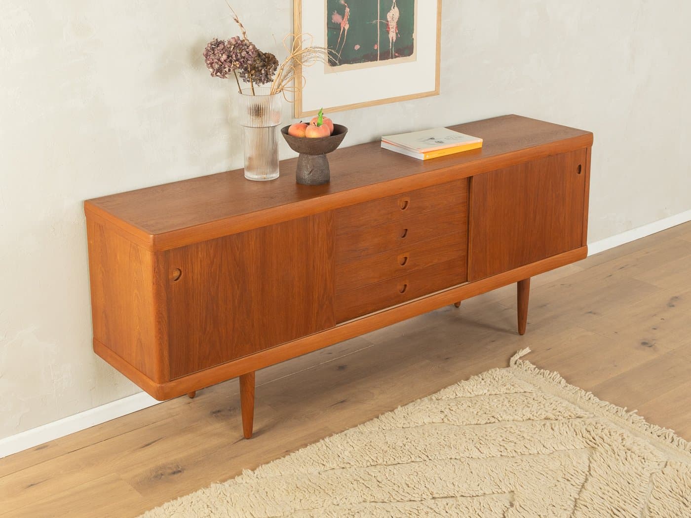 Sideboard Bramin, brown teak, Bramin Mobler, Denmark, 1960s. - 279447